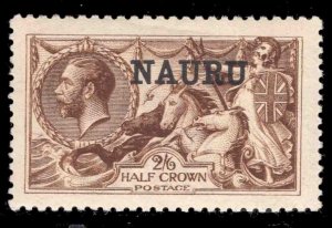 MOMEN: NAURU SG #19 SEPIA BROWN MINT OG LH £600 LOT #66487