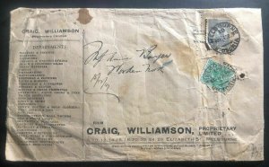 1919 Melbourne Australia Commercial cover Craig Williamson