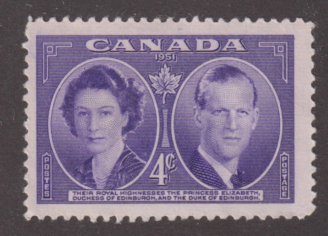 Canada 315 Royal Visit To Canada 4¢ 1951