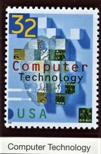 SCOTT 3106 COMPUTER TECHNOLOGY -  (OG/MNH) MOUNTED