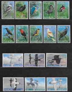 Samoa Scott #'s 725 - 740 MNH