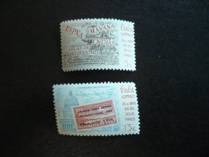 Stamps - Cuba - Scott# 956-957 - Mint Hinged Set of 2 Stamps