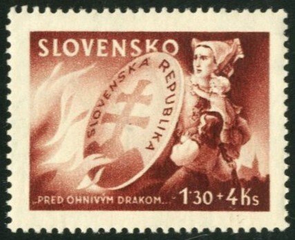 SLOVAKIA - #B26 - MINT HINGED - 1944 - SLOVA011