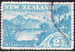 NEW ZEALAND 1898 2.5d Sky-Blue Perf 16 SG249 Used