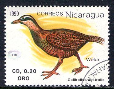 Nicaragua; 1990: Sc. # 1816: O/Used CTO Single Stamp