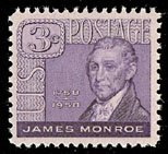 1105 James Monroe F-VF MNH single