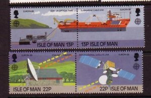 Isle of Man Sc 363-366 1988 Europa stamp set mint NH
