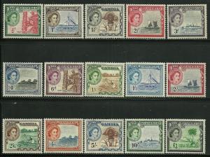 Gambia # 153-167, Mint Hinge