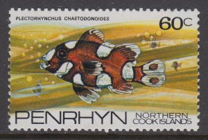 Penrhyn Island 60 Fish MNH VF