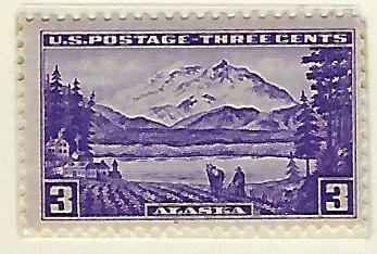 Catalog # 800 Single stamp Alaska AK Territorial Issue