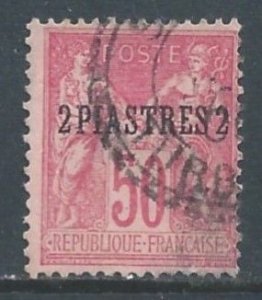 France-Offices in Turkey (Levant) #3 Used 50c France Peace & Commerce Surcharged