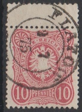 Mi: 33 used Flatow 2.7.1875 with gutter