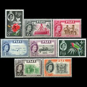 FIJI 1961 - Scott# 168-75 Defins 6p-1 pound LH