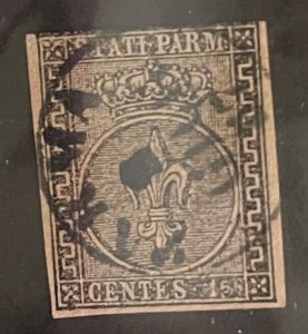 Italian states Parma 1852 SC3 Used