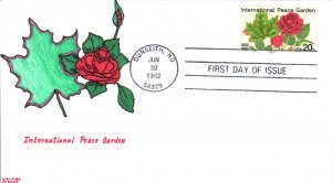 #2014 International Peace Garden Kribbs FDC