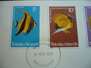 Stamps - Tokelau Islands - Scott# 45-48 - First Day Cover