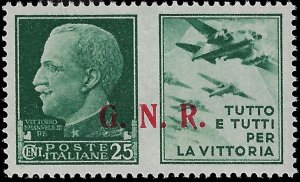 Italy-Italian Social Republic G.N.R.  194 MNH VF