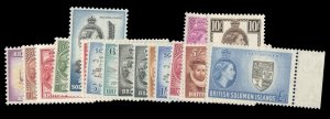 Solomon Islands #89-105 Cat$110.45, 1956-60 QEII, complete set, never hinged