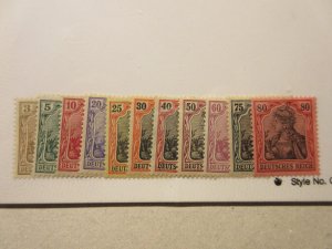 GERMANY Scott 81-91, MINT HINGED, Cat $11.65