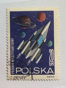 Poland 1964 Scott 1291 CTO - 20gr, Future Interplanetary Spacecraft