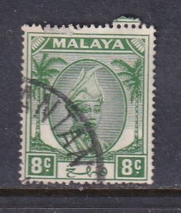 Malaya Pahang 1950 Sc 66 8c green  Used