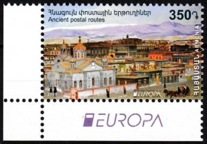 ARMENIA 2020-04 EUROPA: Ancient Postal Routes. Europa CORNER, MNH