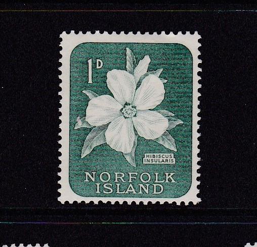 Norfolk Island 1960 Defin 1d UHM SG24