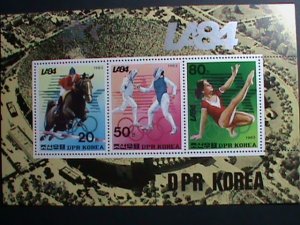 ​KOREA STAMP:1983- SC#2340-OLYMPIC GAMES-LA'84- MNH RARE S/S SHEET.-VF