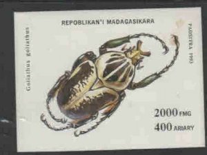 MALAGASY #1223 1994 INSECTS MINT VF NH O.G S/S