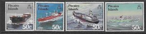 PITCAIRN ISLANDS SG296/9 1987 SHIPS MNH