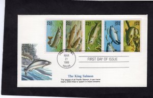 2209a Fish, FDC pane/5 Fleetwood