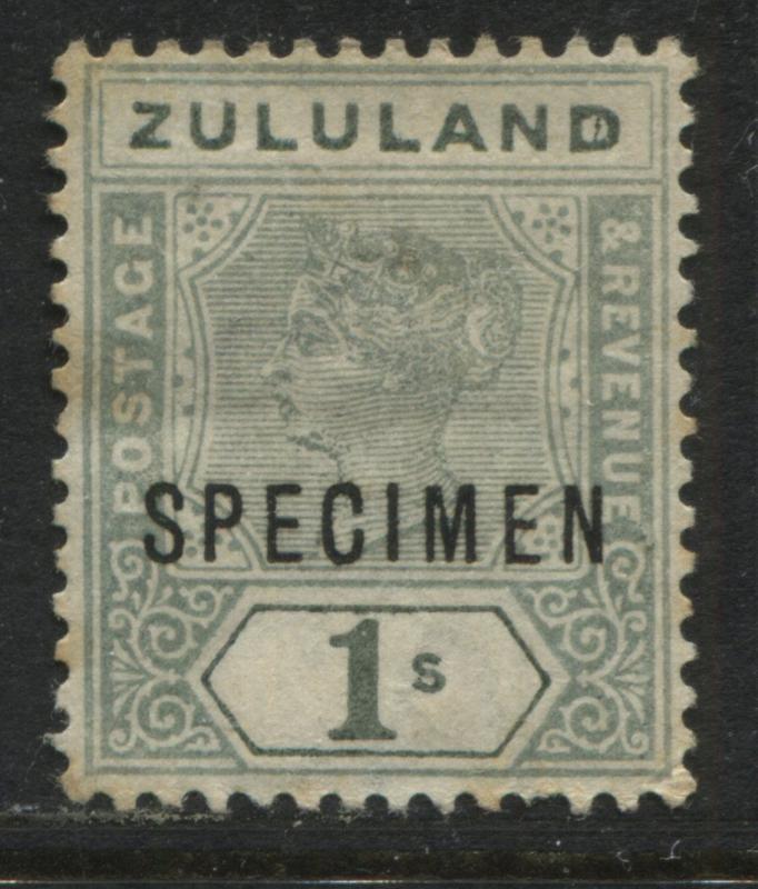 Zululand QV 1894 1/ green overprinted SPECIMEN