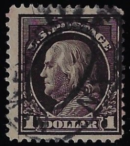 Scott #423 - $80.00 – Fine-Used – Neat black cancellation. Deep rich color