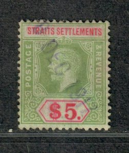 Straights Settlements Sc#167 Used/F-VF, Cv. $85