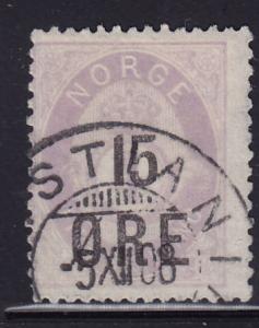 Norway 62 Post Horn and Crown 1908