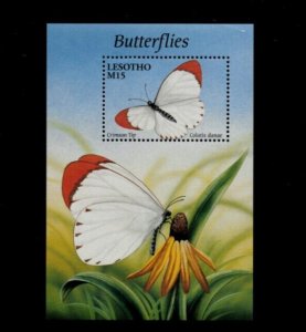 Lesotho 2001 - Butterflies  - Souvenir Stamp Sheet - Scott #1271 - MNH