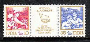 East Germany (D.D.R.) 1376-7a MNH VF