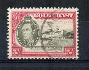 Gold Coast 1940 5s perf 11 1/2 x 12 FU CDS