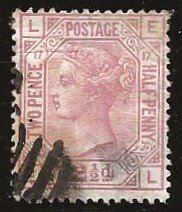 Great Britain #67 Plate 17 Scott CV $275 Tough Stamp