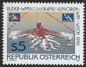 Austria - # 1544 - W.C. Canoeing & Rowing - MNH