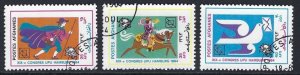 Afghanistan Sc #1086-1088:  U.P.U. 19th Congress, Hamburgs, 1984 CTO