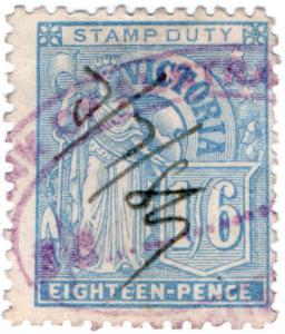 (I.B) Australia - Victoria Revenue : Stamp Duty 1/6d