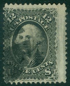 EDW1949SELL : USA 1868 Scott #97 Used. Fresh & Sound. PSAG Certificate. Cat $275