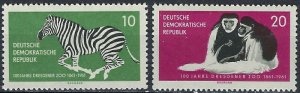 Germany DDR 552-23 MNH 1961 Dresden Zoo (ak2434)