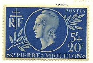 Saint Pierre & Miquelon # B13, Mint Hinge 