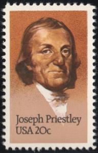 SC#2038 20¢ Joseph Priestley Single (1983) MNH