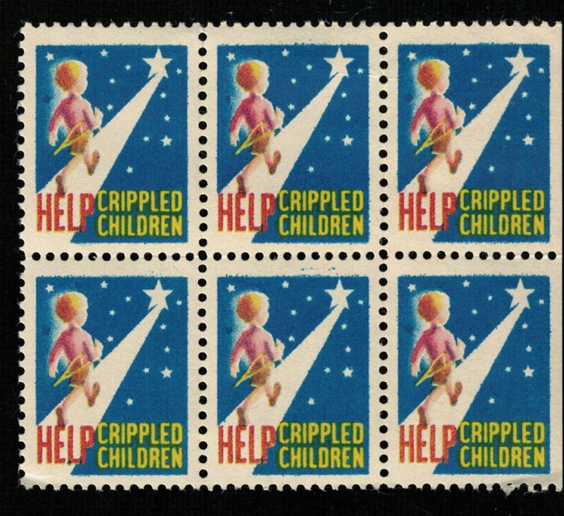 USA Help Crippled Children Block (TS-167)