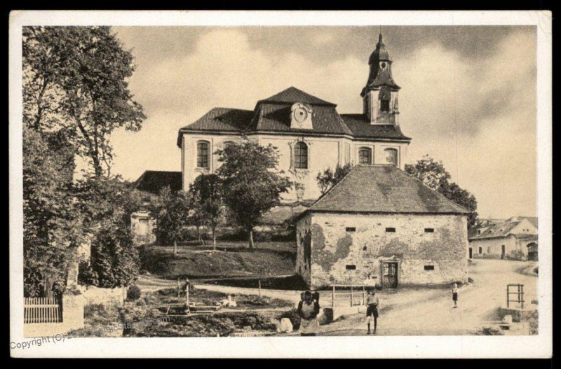 Czech Germany Destroyed Lidice Heydrich Reprisal Town View Bustehrad G90212