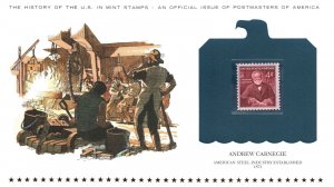 THE HISTORY OF THE U.S. IN MINT STAMPS ANDREW CARNEGIE