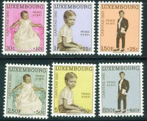 Luxembourg Scott B222-227 MNH** 1961 Semi-Postal set